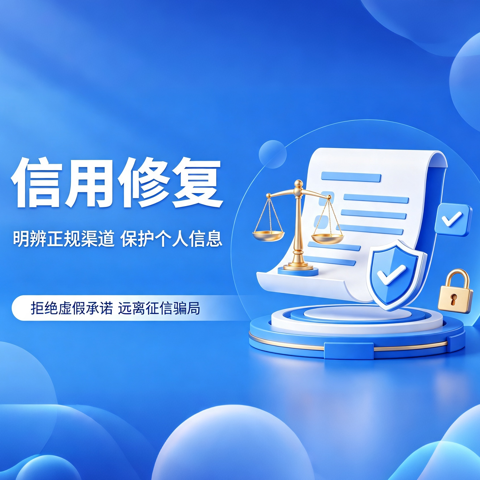 社区标签  信用修复-邻而帮